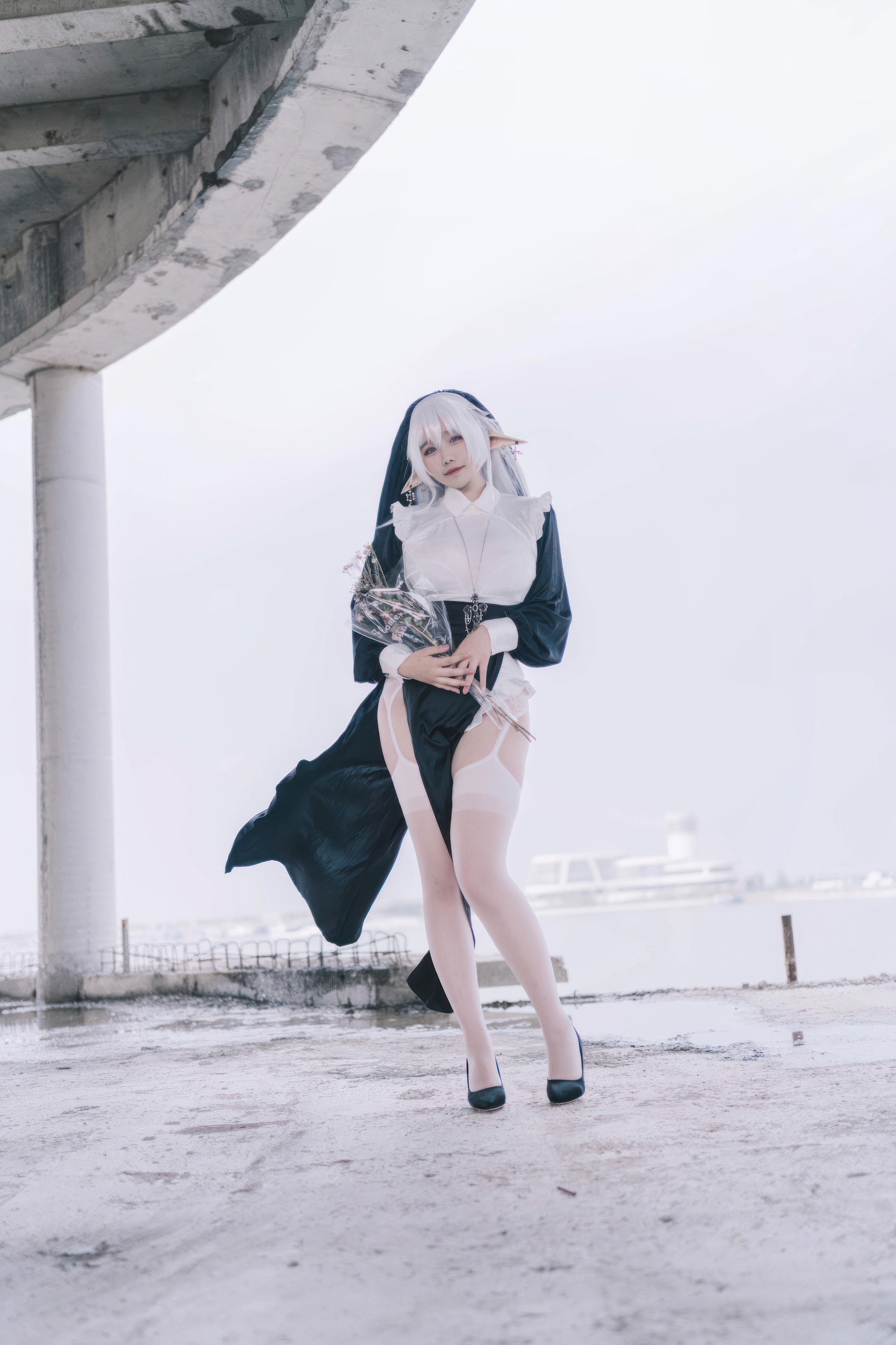 阿半今天很开心 - NO.065 精灵修女[28P]-XikXak